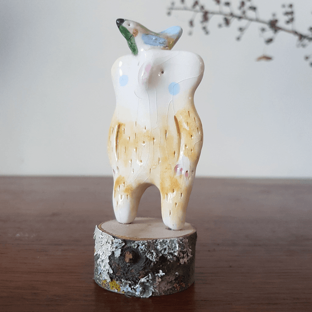 p&#039;tit kawai avec oiseau